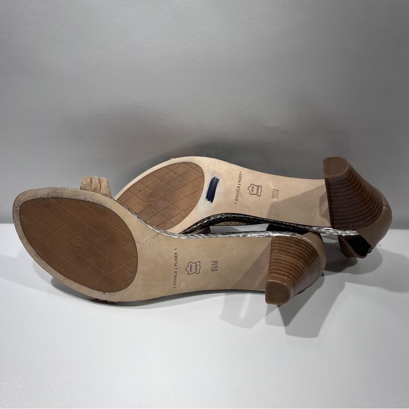 Donald J Pliner Viva Suede Leather T Strap Sandals Size 9.5 - Picture 6 of 6